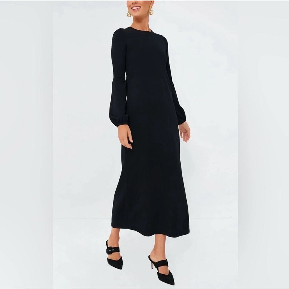 NWOT Tuckernuck Pomander Place Black Lennox Sweater Dress size XL Black long Sle